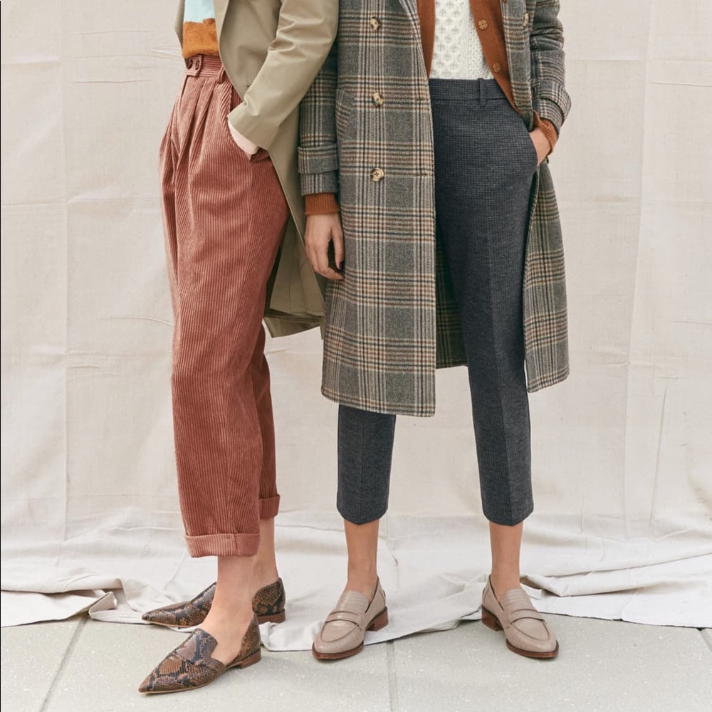 Straight Leg Cord Trousers